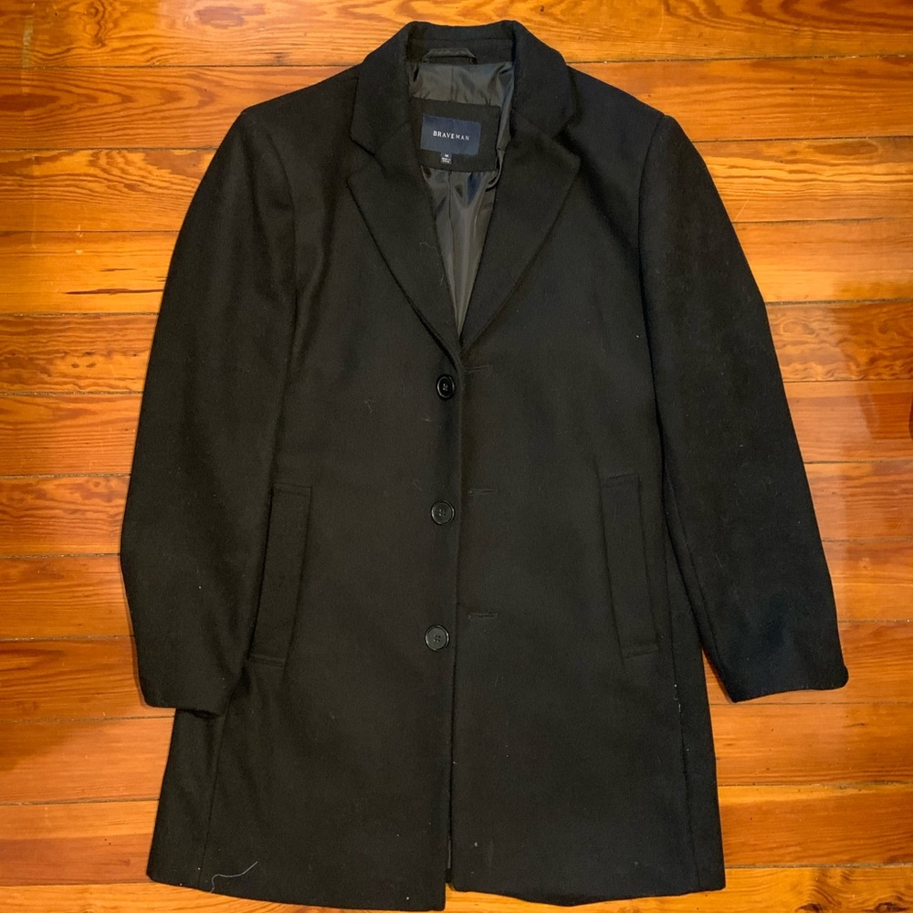 *new* classic black pea coat